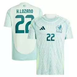 Mexiko Hirving Lozano 22 Fotbollströja Borta 2024 Mexiko Hirving Lozano 22 Fotbollströja Borta 2024