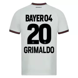Bayer Leverkusen Alejandro Grimaldo 20 Fotbollströja Borta 2023/24 Bayer Leverkusen Alejandro Grimaldo 20 Fotbollströja Borta 2023/24