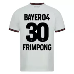 Bayer Leverkusen Jeremie Frimpong 30 Fotbollströja Borta 2023/24 Bayer Leverkusen Jeremie Frimpong 30 Fotbollströja Borta 2023/24