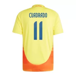 Colombia Juan Cuadrado 11 Fotbollströja Hemma 2024 Colombia Juan Cuadrado 11 Fotbollströja Hemma 2024
