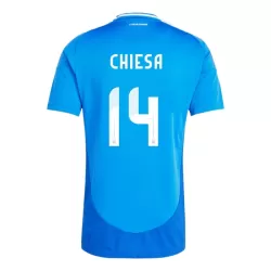 Italien Federico Chiesa 14 Fotbollströja Hemma EM 2024