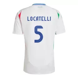 Italien Manuel Locatelli 5 Fotbollströja Borta EM 2024