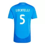 Italien Manuel Locatelli 5 Fotbollströja Hemma EM 2024
