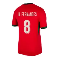 Portugal Bruno Fernandes 8 Fotbollströja Hemma EM 2024 Portugal Bruno Fernandes 8 Fotbollströja Hemma EM 2024