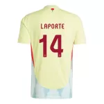 Spanien Aymeric Laporte 14 Fotbollströja Borta EM 2024