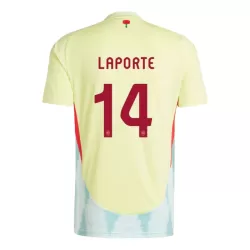 Spanien Aymeric Laporte 14 Fotbollströja Borta EM 2024 Spanien Aymeric Laporte 14 Fotbollströja Borta EM 2024
