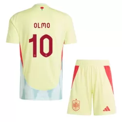 Spanien Dani Olmo 10 Fotbollströja Barn Borta EM 2024 Spanien Dani Olmo 10 Fotbollströja Barn Borta EM 2024