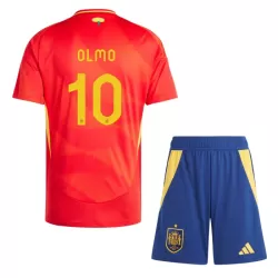 Spanien Dani Olmo 10 Fotbollströja Barn Hemma EM 2024 Spanien Dani Olmo 10 Fotbollströja Barn Hemma EM 2024