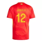 Spanien Joselu 12 Fotbollströja Hemma EM 2024