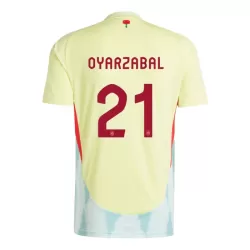 Spanien Mikel Oyarzabal 21 Fotbollströja Borta EM 2024 Spanien Mikel Oyarzabal 21 Fotbollströja Borta EM 2024