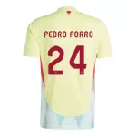 Spanien Pedro Porro 24 Fotbollströja Borta EM 2024