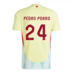 Spanien Pedro Porro 24 Fotbollströja Borta EM 2024 Spanien Pedro Porro 24 Fotbollströja Borta EM 2024