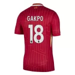 Liverpool Gakpo 18 Fotbollströja Hemma 2024/25