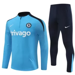 Chelsea Träningströjasats Quarter-Zip Barn 2024/25 Blå Chelsea Träningströjasats Quarter-Zip Barn 2024/25 Blå