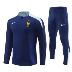 Frankrike Träningströjasats Quarter-Zip 2024/25 Navy Frankrike Träningströjasats Quarter-Zip 2024/25 Navy