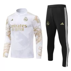 Real Madrid Träningströjasats Quarter-Zip 2024/25 Vit Real Madrid Träningströjasats Quarter-Zip 2024/25 Vit