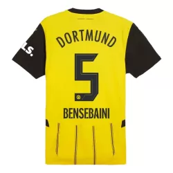 Borussia Dortmund Bensebaini 5 Fotbollströja Hemma 2024/25 Borussia Dortmund Bensebaini 5 Fotbollströja Hemma 2024/25