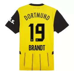 Borussia Dortmund Brandt 19 Fotbollströja Hemma 2024/25 Borussia Dortmund Brandt 19 Fotbollströja Hemma 2024/25