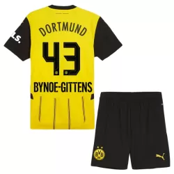 Borussia Dortmund Bynoe Gittens 43 Fotbollströja Barn Hemma 2024/25 Borussia Dortmund Bynoe Gittens 43 Fotbollströja Barn Hemma 2024/25