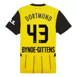 Borussia Dortmund Bynoe Gittens 43 Fotbollströja Hemma 2024/25 Borussia Dortmund Bynoe Gittens 43 Fotbollströja Hemma 2024/25
