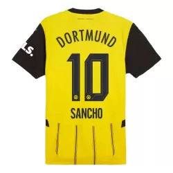 Borussia Dortmund Sancho 10 Fotbollströja Hemma 2024/25 Borussia Dortmund Sancho 10 Fotbollströja Hemma 2024/25