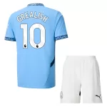 Manchester City Grealish 10 Fotbollströja Barn Hemma 2024/25