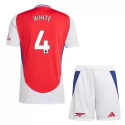 Arsenal Ben White 4 Fotbollströja Barn Hemma 2024/25 Arsenal Ben White 4 Fotbollströja Barn Hemma 2024/25