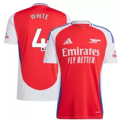 Arsenal Ben White 4 Fotbollströja Hemma 2024/25 Arsenal Ben White 4 Fotbollströja Hemma 2024/25