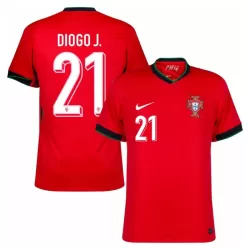 Portugal Diogo J. 21 Fotbollströja Hemma EM 2024 Portugal Diogo J. 21 Fotbollströja Hemma EM 2024