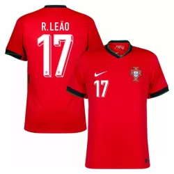 Portugal R. Leao 17 Fotbollströja Hemma EM 2024 Portugal R. Leao 17 Fotbollströja Hemma EM 2024