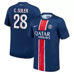 Paris Saint-Germain Carlos Soler 28 Fotbollströja Hemma 2024/25 Paris Saint-Germain Carlos Soler 28 Fotbollströja Hemma 2024/25