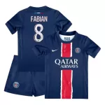 Paris Saint-Germain Fabian Ruiz 8 Fotbollströja Barn Hemma 2024/25