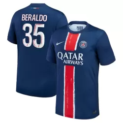Paris Saint-Germain Lucas Beraldo 35 Fotbollströja Hemma 2024/25 Paris Saint-Germain Lucas Beraldo 35 Fotbollströja Hemma 2024/25