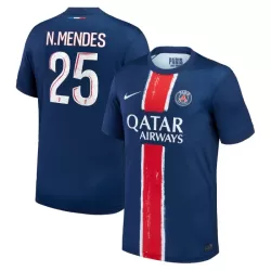 Paris Saint-Germain Nuno Mendes 25 Fotbollströja Hemma 2024/25 Paris Saint-Germain Nuno Mendes 25 Fotbollströja Hemma 2024/25
