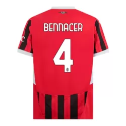 AC Milan Bennacer 4 Fotbollströja Hemma 2024/25 AC Milan Bennacer 4 Fotbollströja Hemma 2024/25