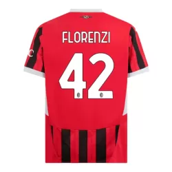 AC Milan Florenzi 42 Fotbollströja Hemma 2024/25 AC Milan Florenzi 42 Fotbollströja Hemma 2024/25