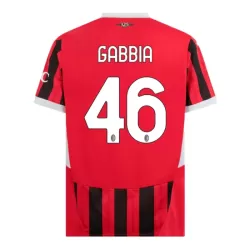 AC Milan Gabbia 46 Fotbollströja Hemma 2024/25 AC Milan Gabbia 46 Fotbollströja Hemma 2024/25