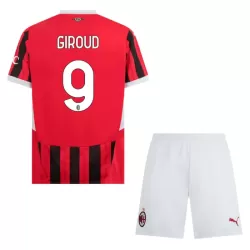 AC Milan Giroud 9 Fotbollströja Barn Hemma 2024/25 AC Milan Giroud 9 Fotbollströja Barn Hemma 2024/25