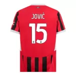 AC Milan Jovic 15 Fotbollströja Hemma 2024/25