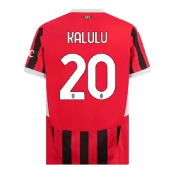 AC Milan Kalulu 20 Fotbollströja Hemma 2024/25 AC Milan Kalulu 20 Fotbollströja Hemma 2024/25