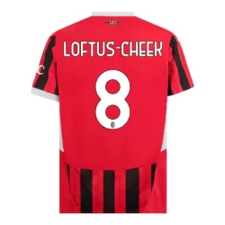 AC Milan Loftus-Cheek 8 Fotbollströja Hemma 2024/25 AC Milan Loftus-Cheek 8 Fotbollströja Hemma 2024/25