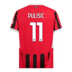 AC Milan Pulisic 11 Fotbollströja Hemma 2024/25 AC Milan Pulisic 11 Fotbollströja Hemma 2024/25