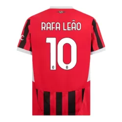 AC Milan Rafael Leao 10 Fotbollströja Hemma 2024/25 AC Milan Rafael Leao 10 Fotbollströja Hemma 2024/25