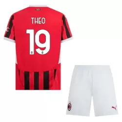AC Milan Theo 19 Fotbollströja Barn Hemma 2024/25 AC Milan Theo 19 Fotbollströja Barn Hemma 2024/25