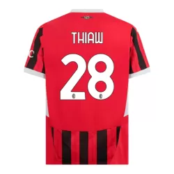 AC Milan Thiaw 28 Fotbollströja Hemma 2024/25 AC Milan Thiaw 28 Fotbollströja Hemma 2024/25