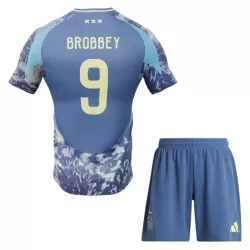 Ajax Amsterdam Brian Brobbey 9 Fotbollströja Barn Borta 2024/25 Ajax Amsterdam Brian Brobbey 9 Fotbollströja Barn Borta 2024/25