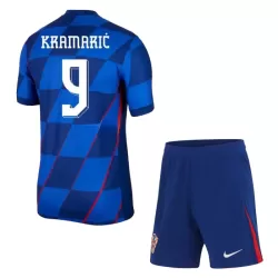 Kroatien Kramaric 9 Fotbollströja Barn Borta EM 2024 Kroatien Kramaric 9 Fotbollströja Barn Borta EM 2024