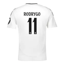 Real Madrid Rodrygo 11 Fotbollströja Hemma 2024/25 Real Madrid Rodrygo 11 Fotbollströja Hemma 2024/25