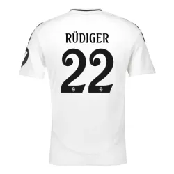 Real Madrid Rudiger 22 Fotbollströja Hemma 2024/25 Real Madrid Rudiger 22 Fotbollströja Hemma 2024/25