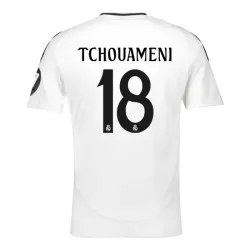 Real Madrid Tchouaméni 18 Fotbollströja Hemma 2024/25 Real Madrid Tchouaméni 18 Fotbollströja Hemma 2024/25